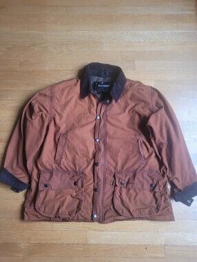 Barbour Rare Vtg Fountainbleu Wax Cotton Jacket C50 127cm